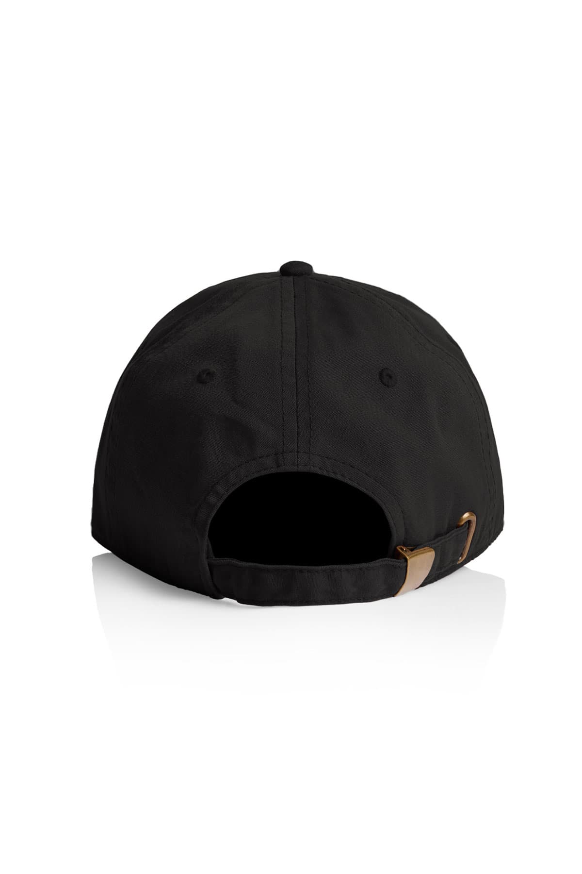 Black hat with BLACK LOTUS FIVE PANEL CAP print - Wolfpack Clothing