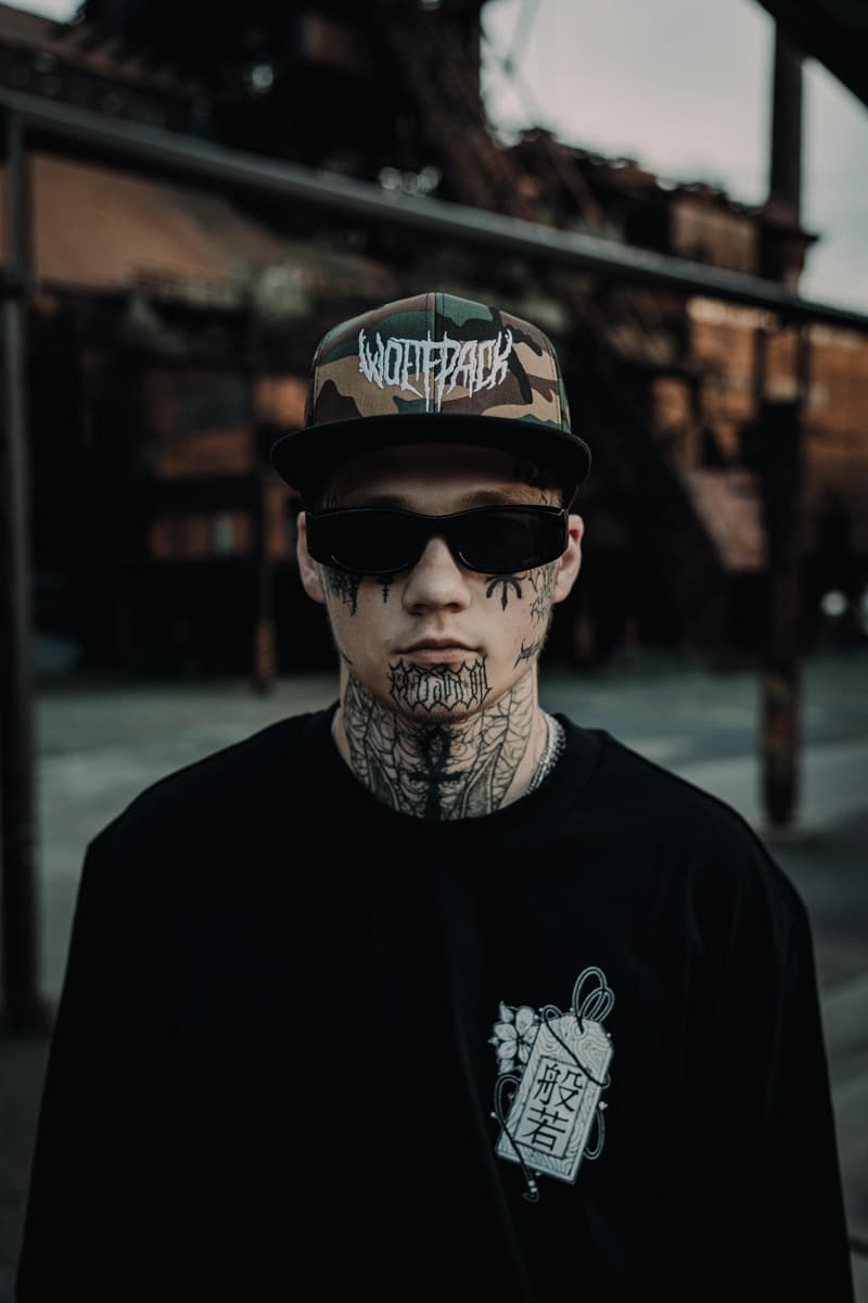 Camo hat with WOLFPACK LOGO SNAPBACK print - Wolfpack Clothing