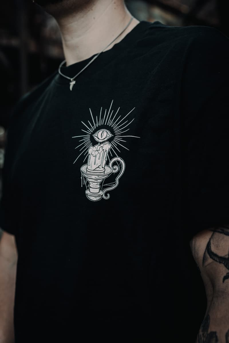 Black oversized t-shirt with MORNING STAR OVERSIZED TEE UNISEX print - Wolfpack Clothing