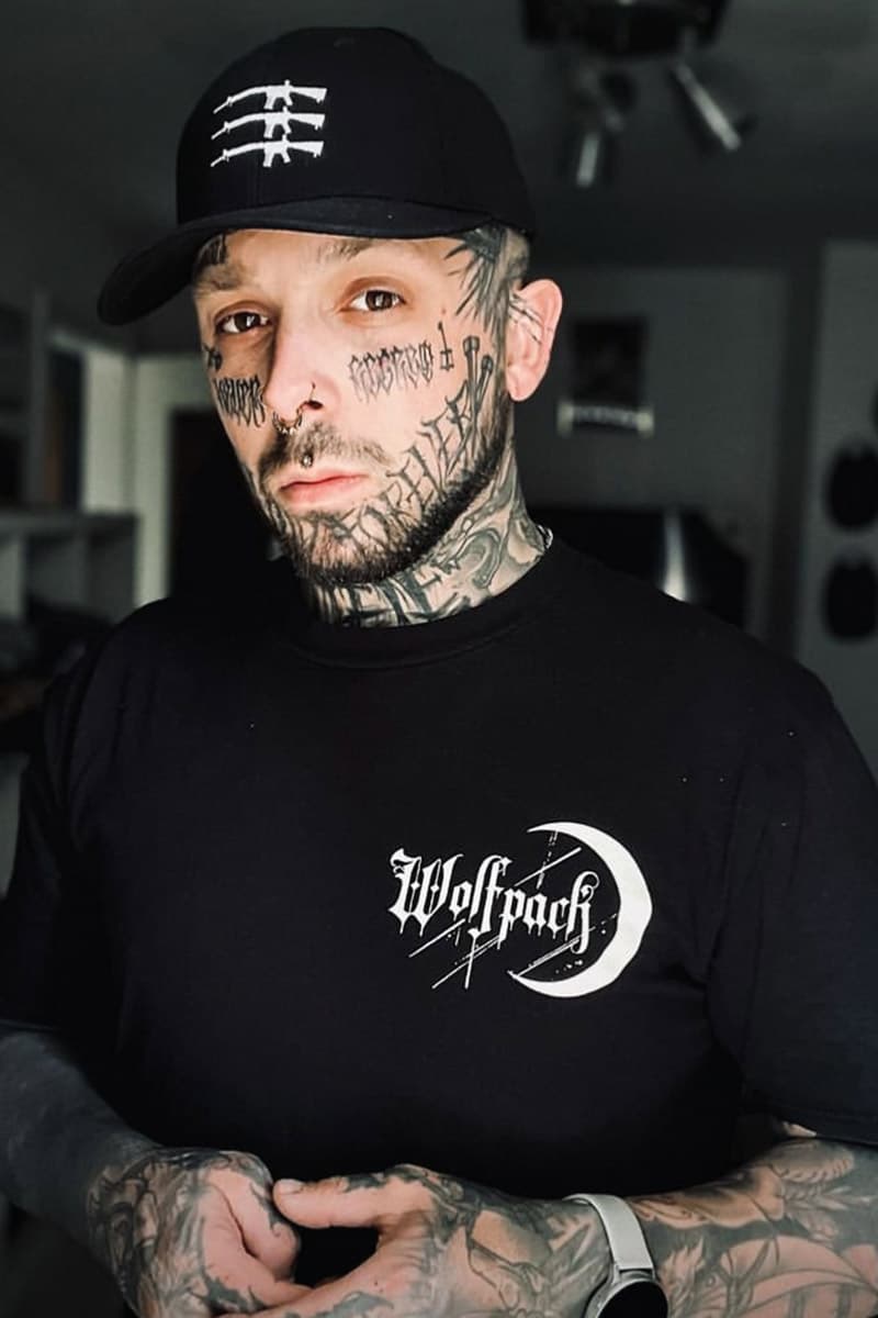 Black t-shirt with ECLIPSE TEE UNISEX print - Wolfpack Clothing
