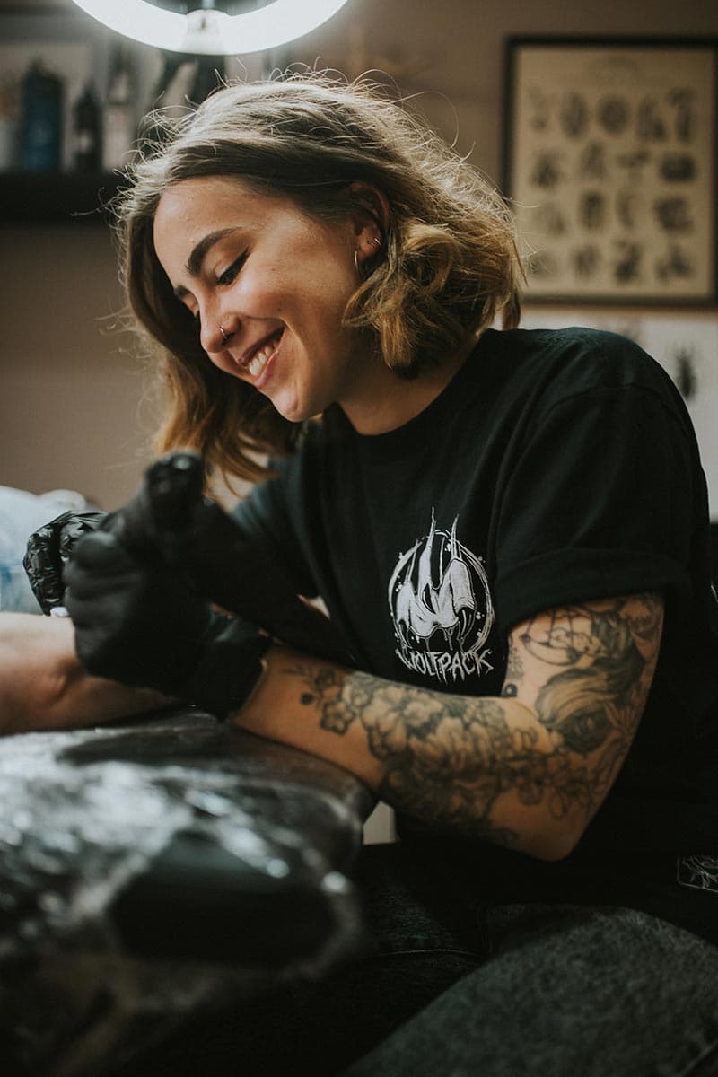 Black t-shirt with THE HUNTERS TEE UNISEX print - Wolfpack Clothing