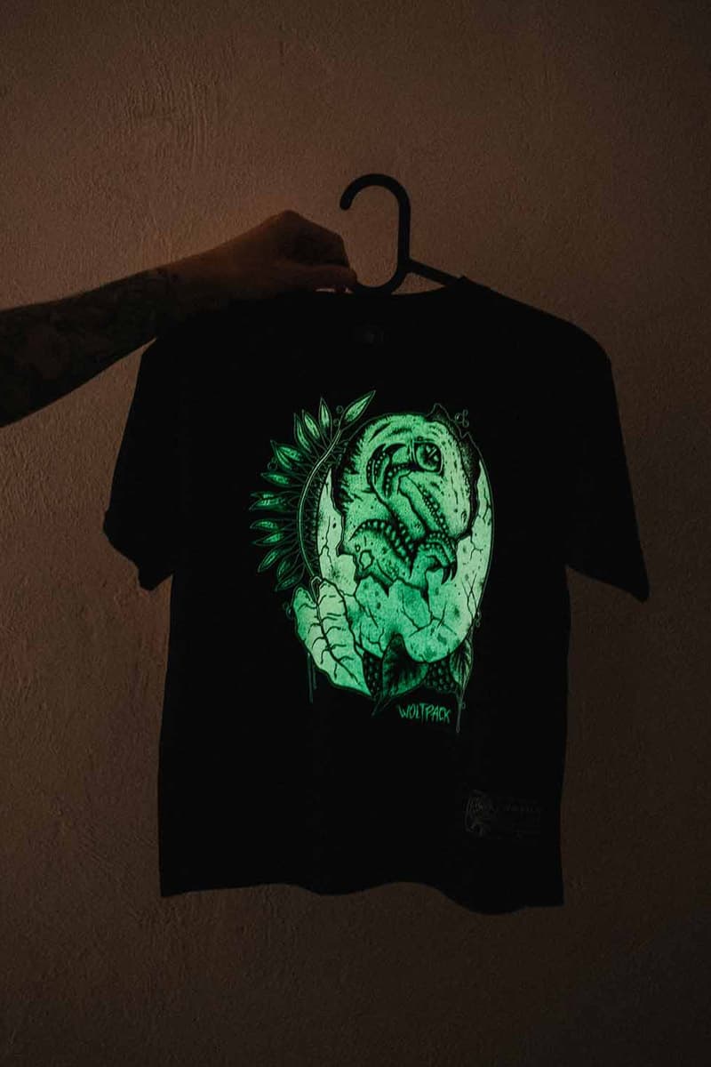Black kids t-shirt with THE NEWBORN TEE BLACK KIDS print - Wolfpack Clothing