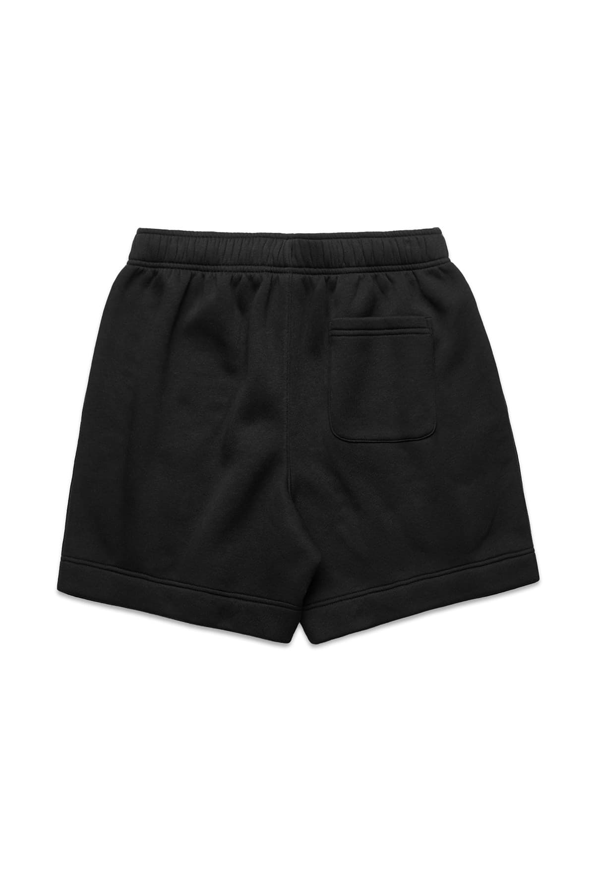 Black shorts with WOLFPACK RELAX TRACK SHORTS print - Wolfpack Clothing
